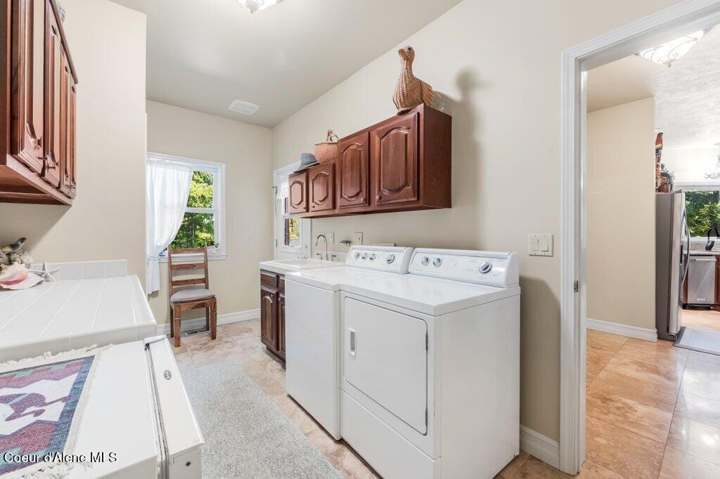 63200 South Powderhorn Bay Road Harrison, ID 83833 - Photo 38 of 64 Laundry room, opens to outside