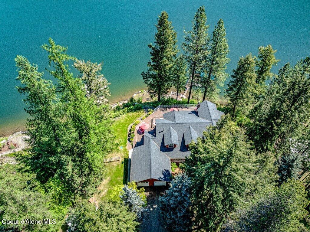 63200 South Powderhorn Bay Road Harrison, ID 83833 - Photo 58 of 64 Aerial view