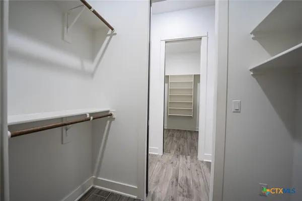 a view of walk in closet