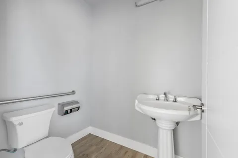 a outdoor space with lots of furniture and plants