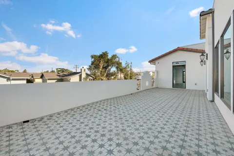 a view of a livingroom with wooden floor