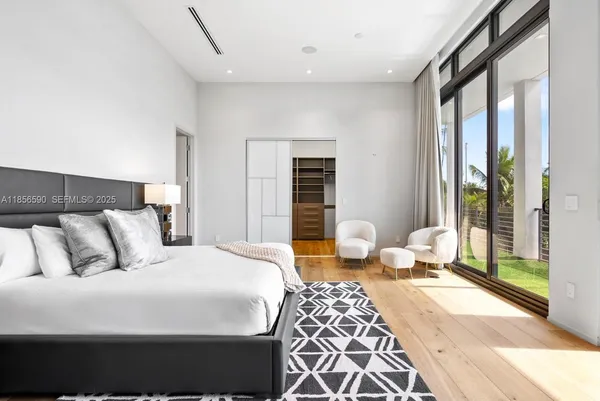 a view of backyard with green space