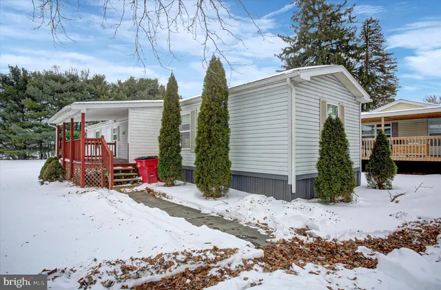 a view of a house with a patio