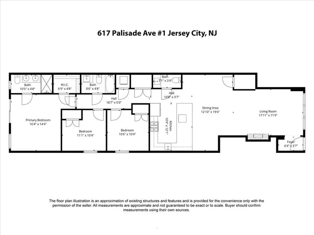 $1,049,000 | 617 Palisade Avenue, Unit 1, Jersey City, NJ 07307