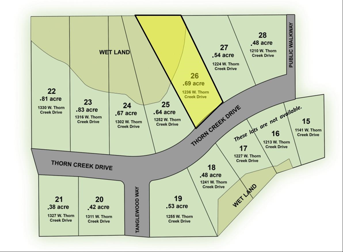 1236 West Thorn Creek Dr Unit 26  