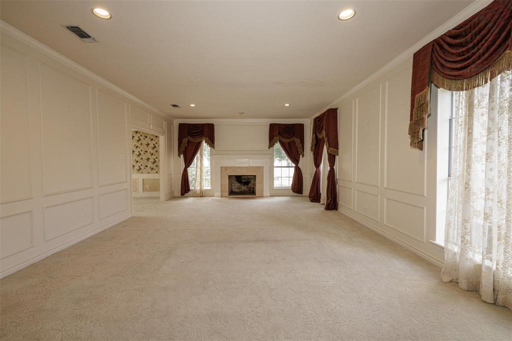 6569 Fm 2947, Unit 4 Quinlan, TX 75474 - Photo 30 of 37 a view of a livingroom with a fireplace