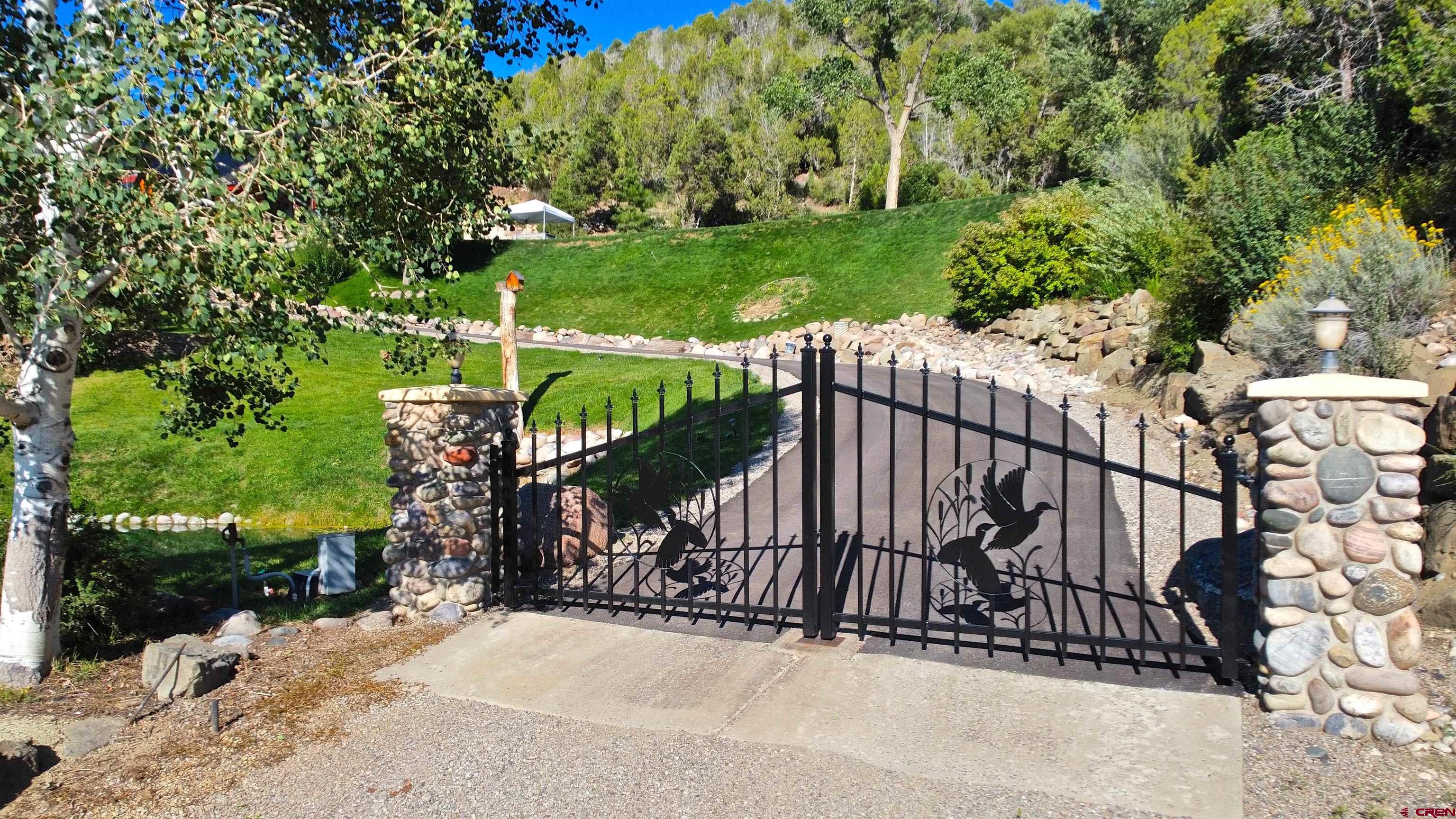 422 North Rainbow Road Durango, CO 81303 - Photo 11 of 34 a view of swimming pool from a garden