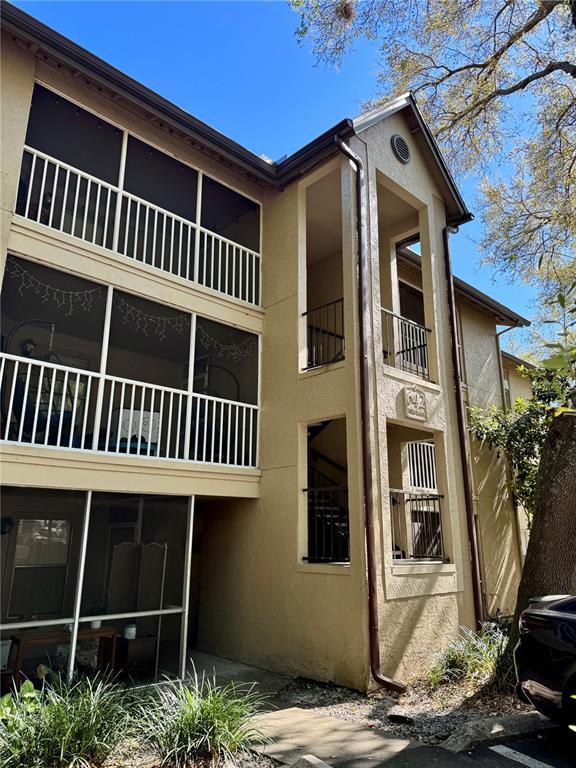 a view of front door of house