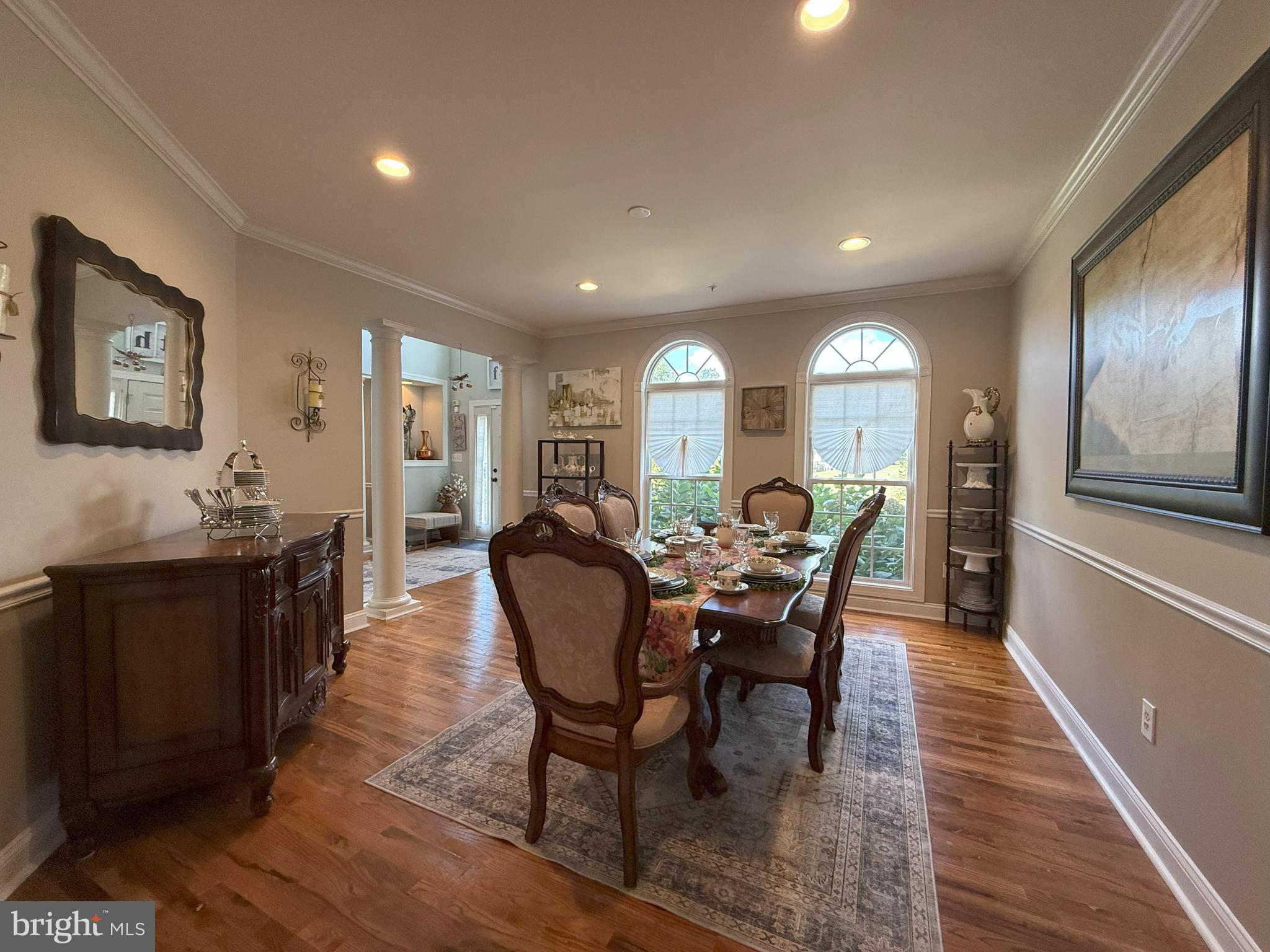 3919 Woodreed Drive Brandywine, MD 20613 - Photo 9 of 88 a view of a dining room with furniture window and wooden floor