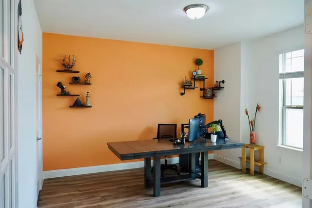 a room with table and chair