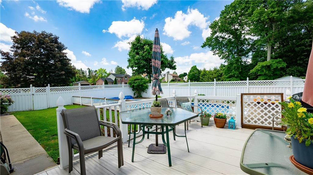 236 1/2 Meridian Road Butler, PA 16001 - Photo 20 of 24 a view of outdoor dining space with a table and chairs
