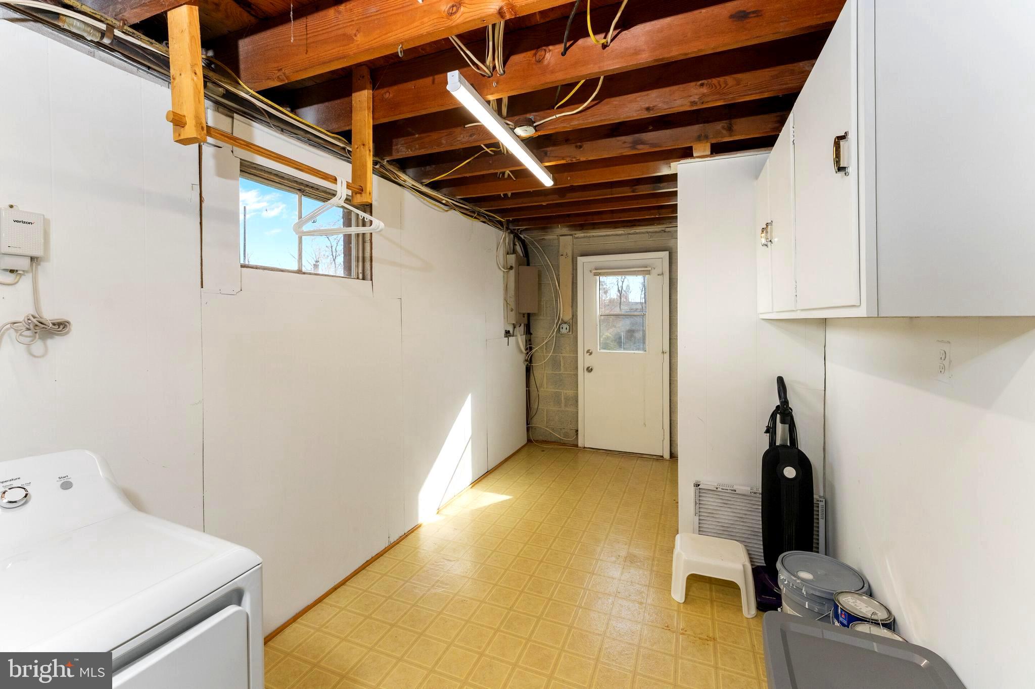 7013 Galgate Drive Springfield, VA 22152 - Photo 23 of 58 UTILITY ROOM W/EXTERIOR DOOR - NEW HVAC PICS SOON!