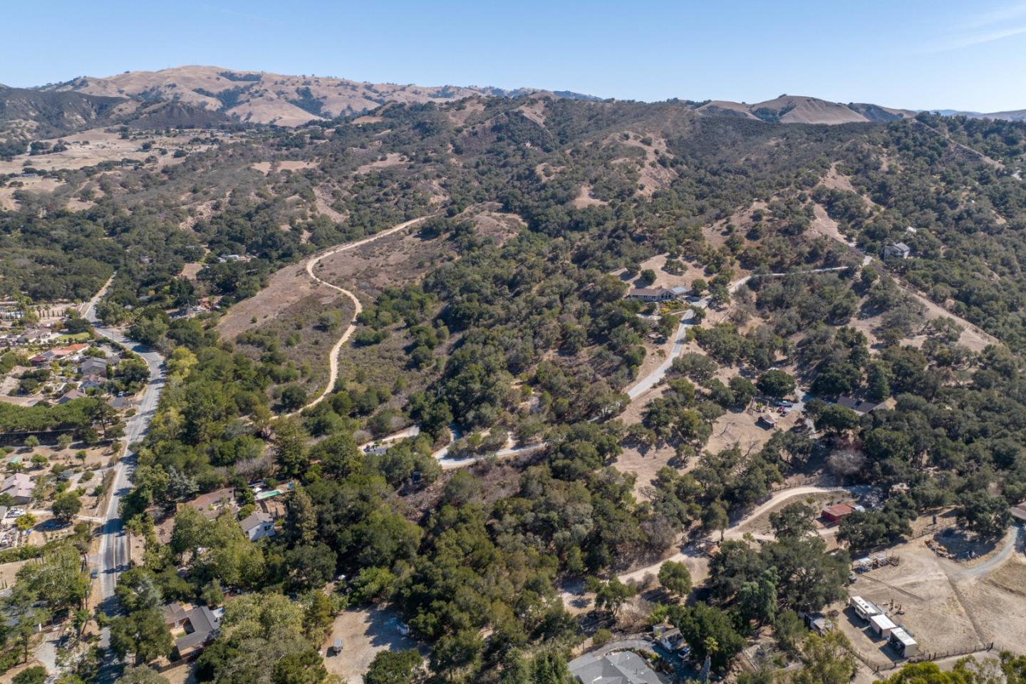 286 San Benancio Road Salinas, CA 93908 - Photo 14 of 15 an aerial view of a houses with a lush green hillside