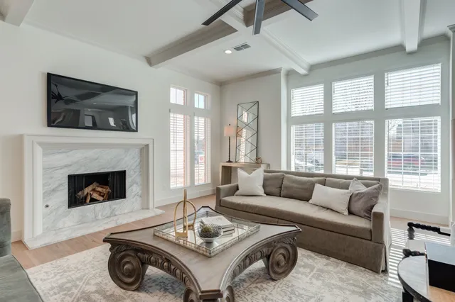 a kitchen with granite countertop a sink and cabinets