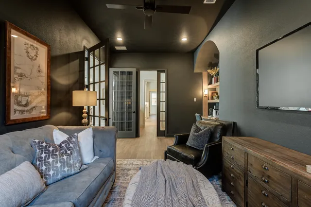a kitchen with stove a sink a counter space and appliances