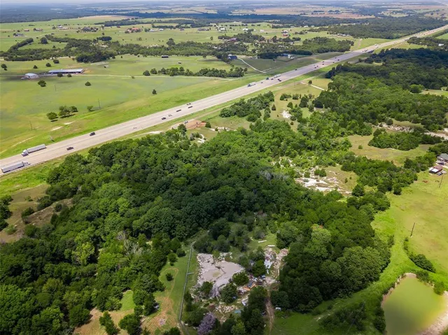 a view of an ocean and a yard