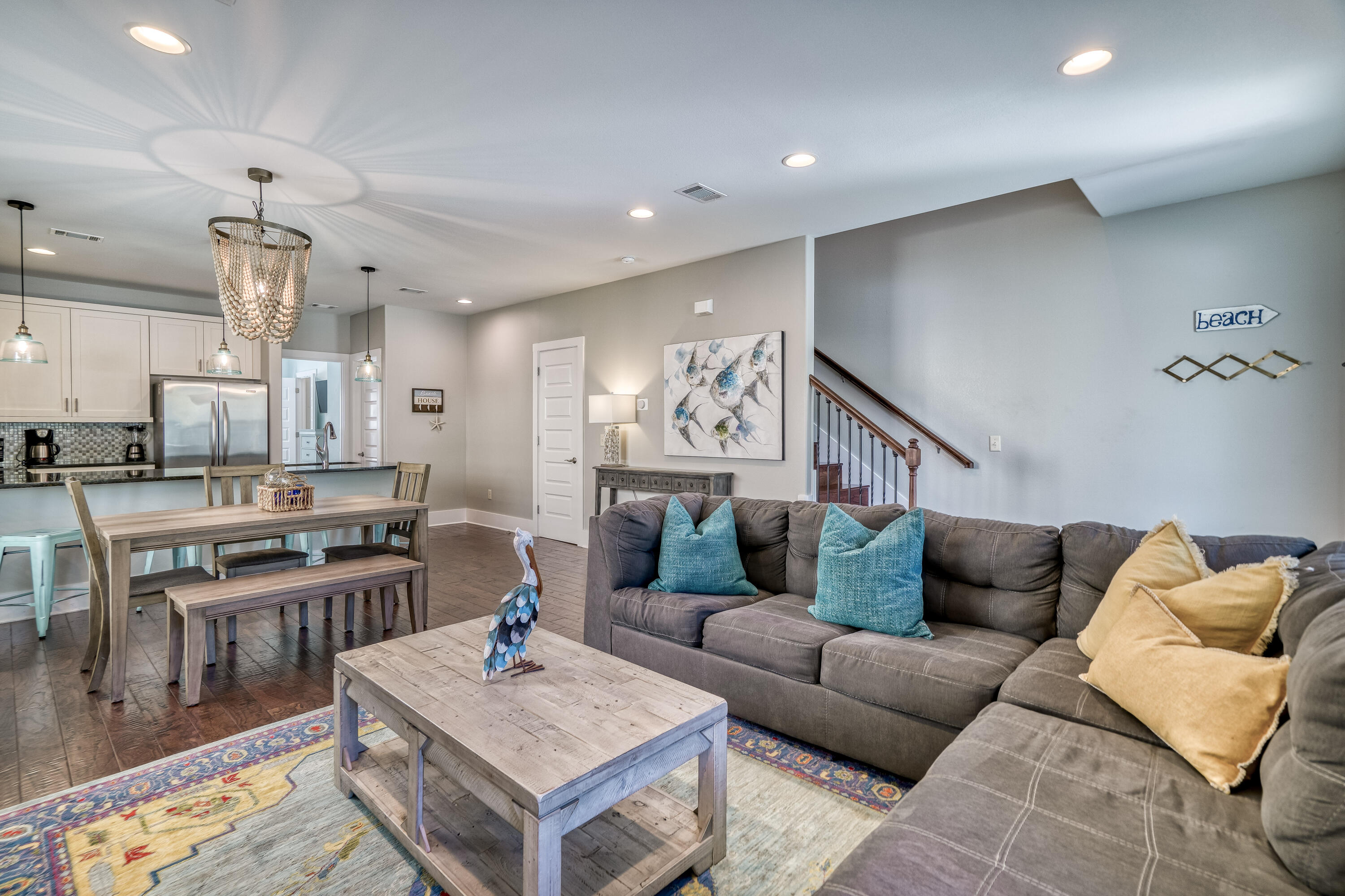 15 Asher Way Santa Rosa Beach, FL 32459 - Photo 7 of 57 a living room with furniture and kitchen view