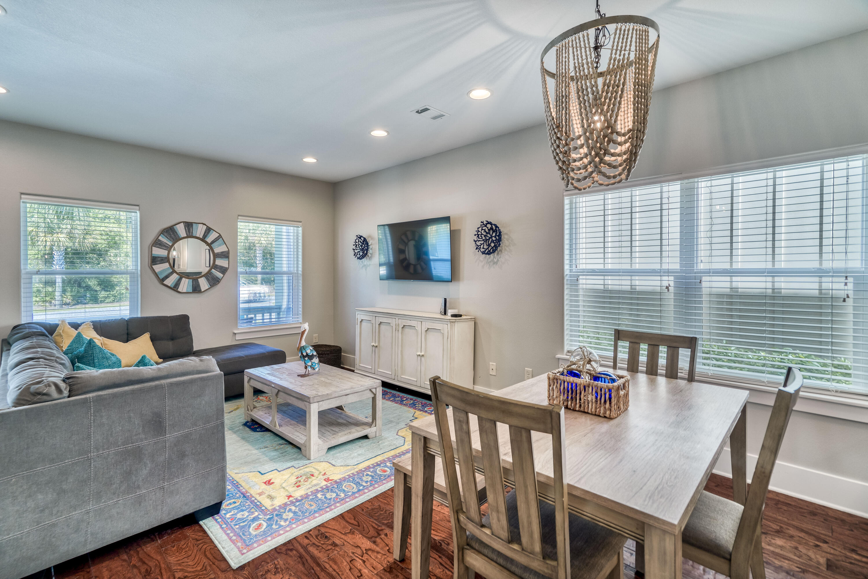 15 Asher Way Santa Rosa Beach, FL 32459 - Photo 10 of 57 a living room with furniture and a chandelier