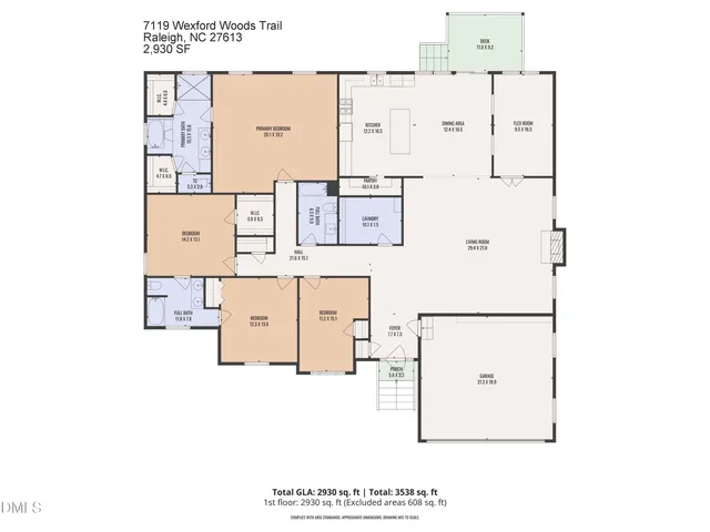 $650,000 | 7119 Wexford Woods Trail, Raleigh, NC 27613