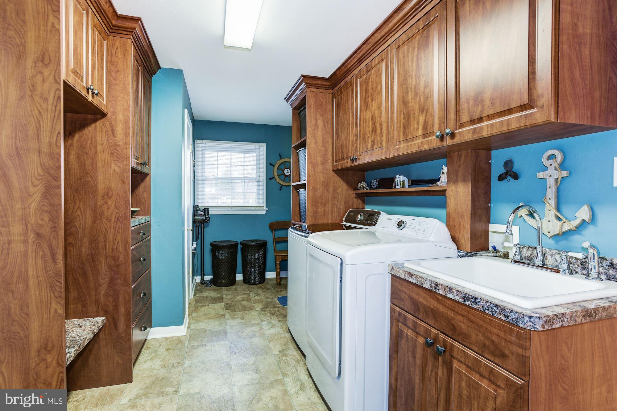 750 North Stanwick Road Moorestown, NJ 08057 - Photo 22 of 27 Absolutely Beautiful Laundry with Custom Cabinetry