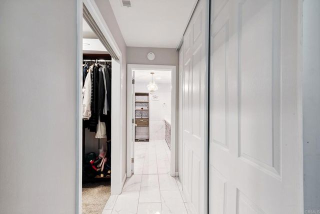 a view of a walk in closet