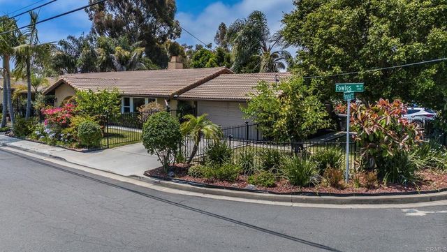 a house view with a garden