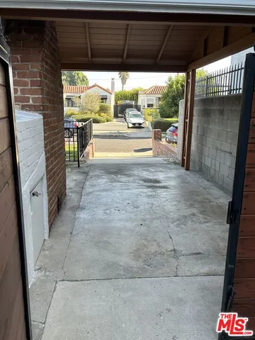 a view of porch with seating space