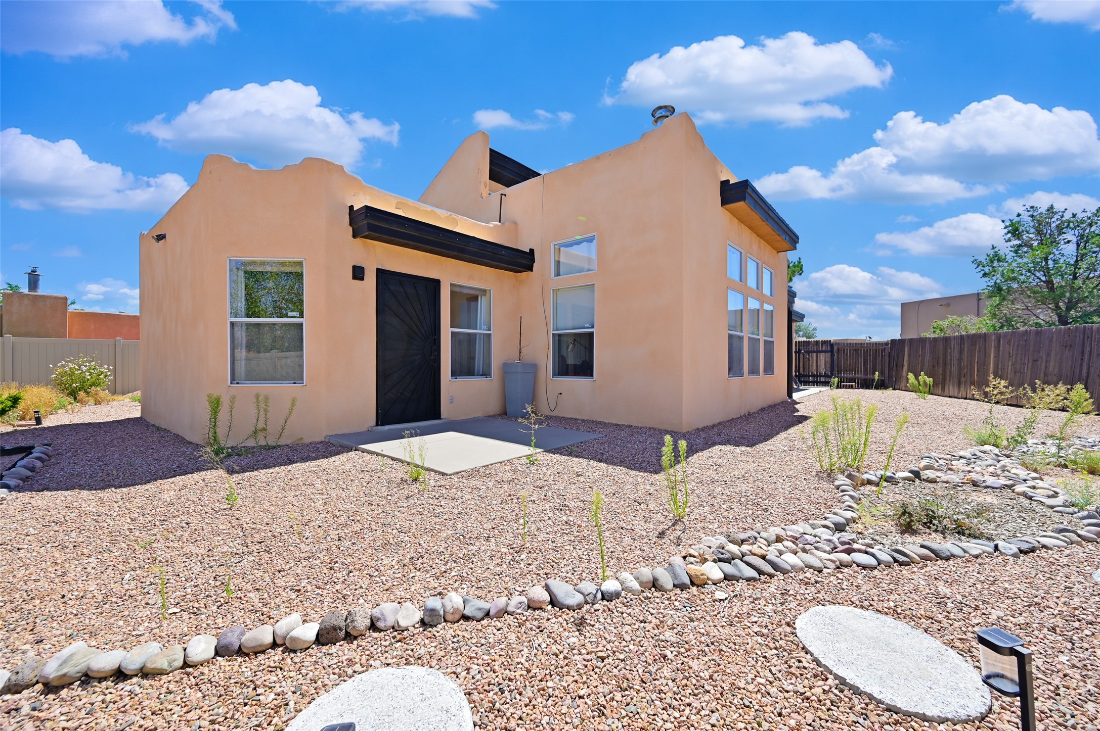 7516 Sagebrush Road Santa Fe, NM 87507 - Photo 20 of 27 View from corner of rear yard to primary