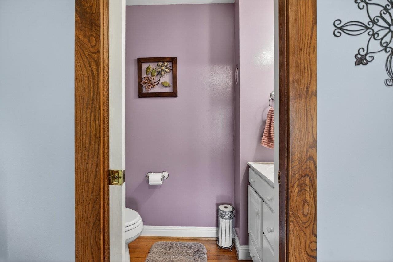 107 Timber Way Broadway, VA 22815 - Photo 26 of 73 a bathroom with a sink and a mirror