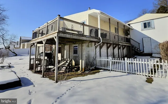 a view of a backyard with a garden