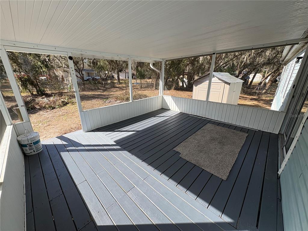 4680 Turner Road Mulberry, FL 33860 - Photo 24 of 26 a view of balcony with wooden floor