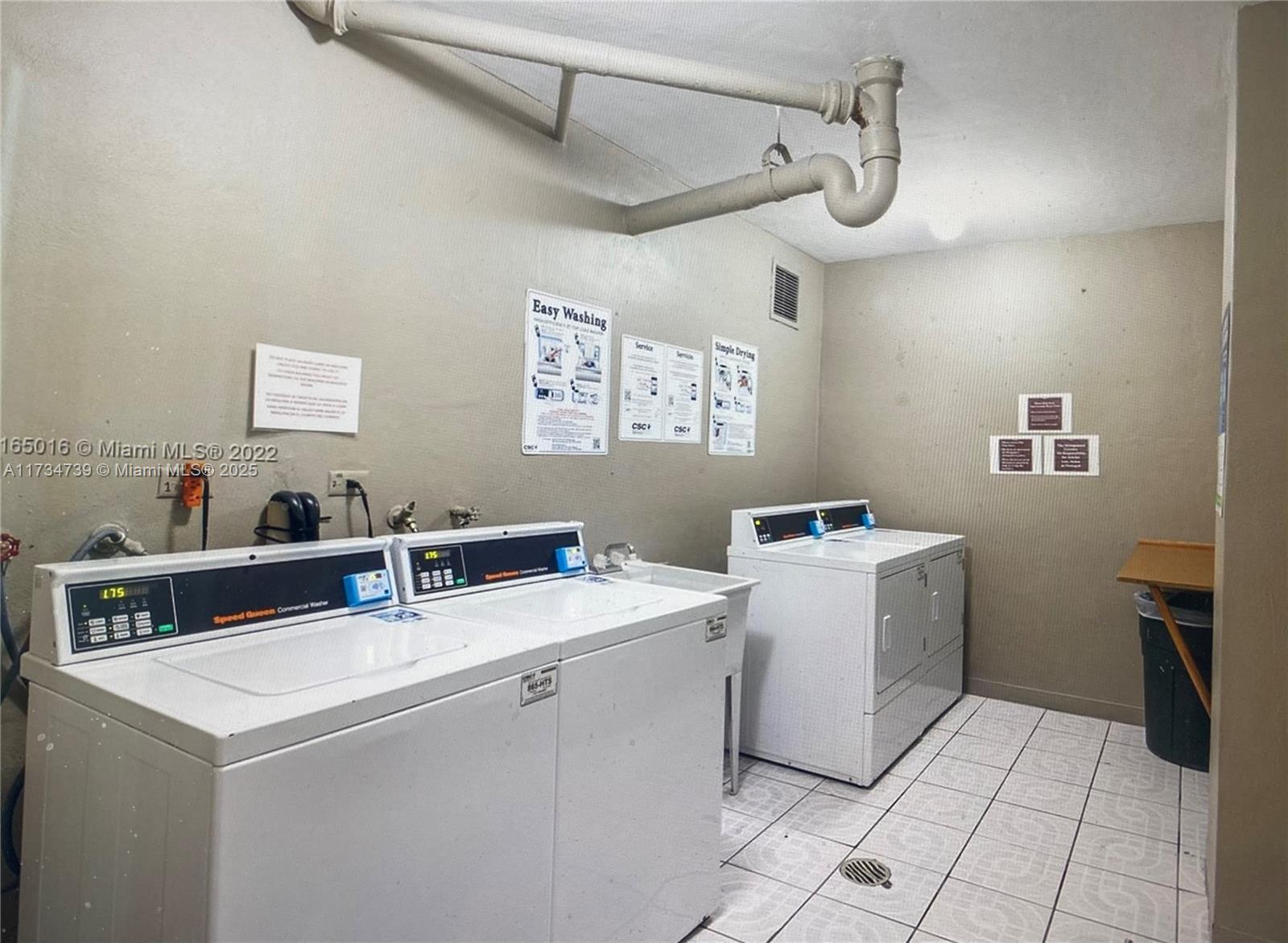 7441 Wayne Avenue, Unit 6B Miami Beach, FL 33141 - Photo 28 of 33 a view of a storage & utility room with two washing machine