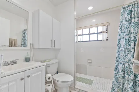 a bathroom with a sink toilet and vanity