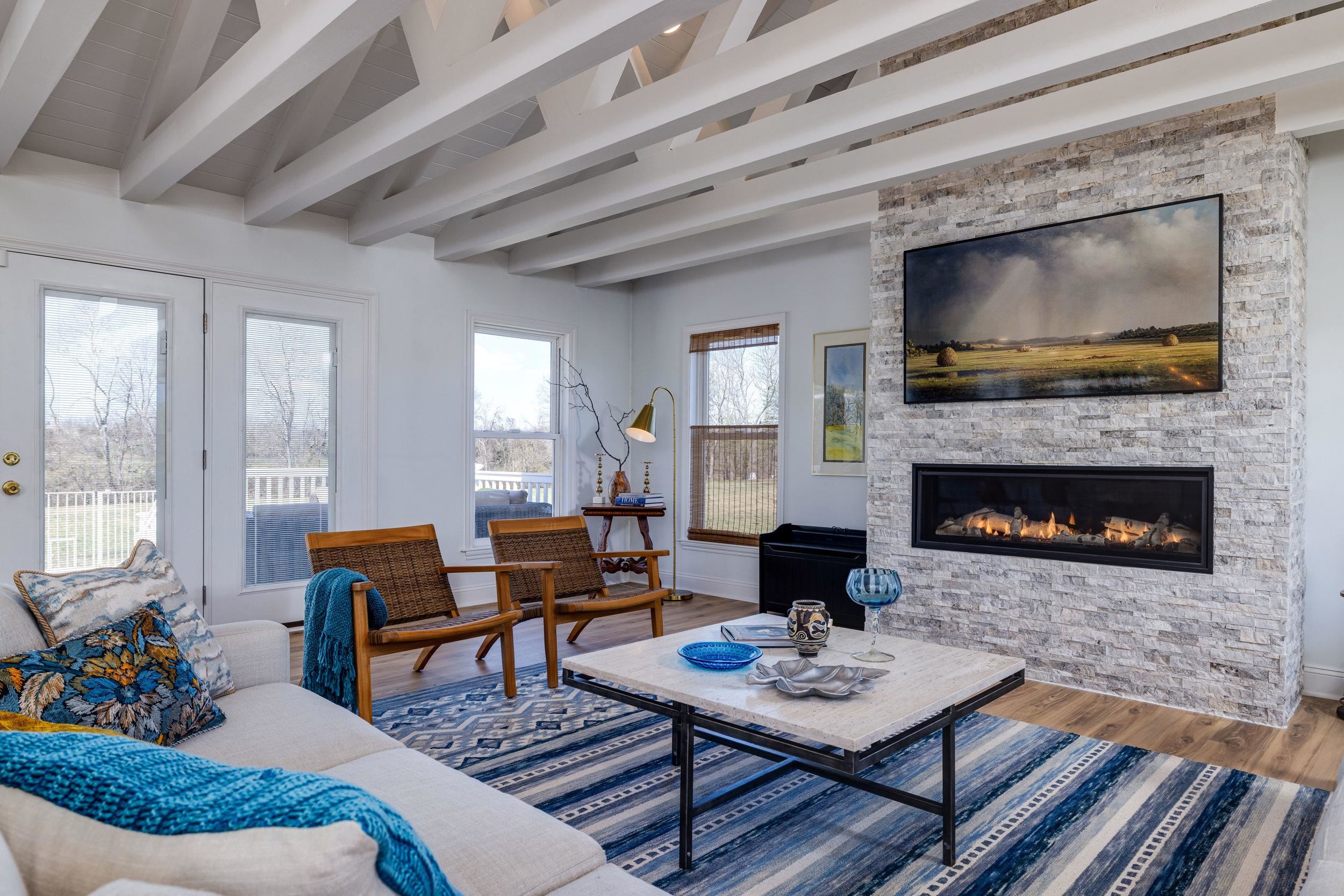 901 Riverside Avenue Grottoes, VA 24441 - Photo 20 of 75 a living room with furniture and a fireplace