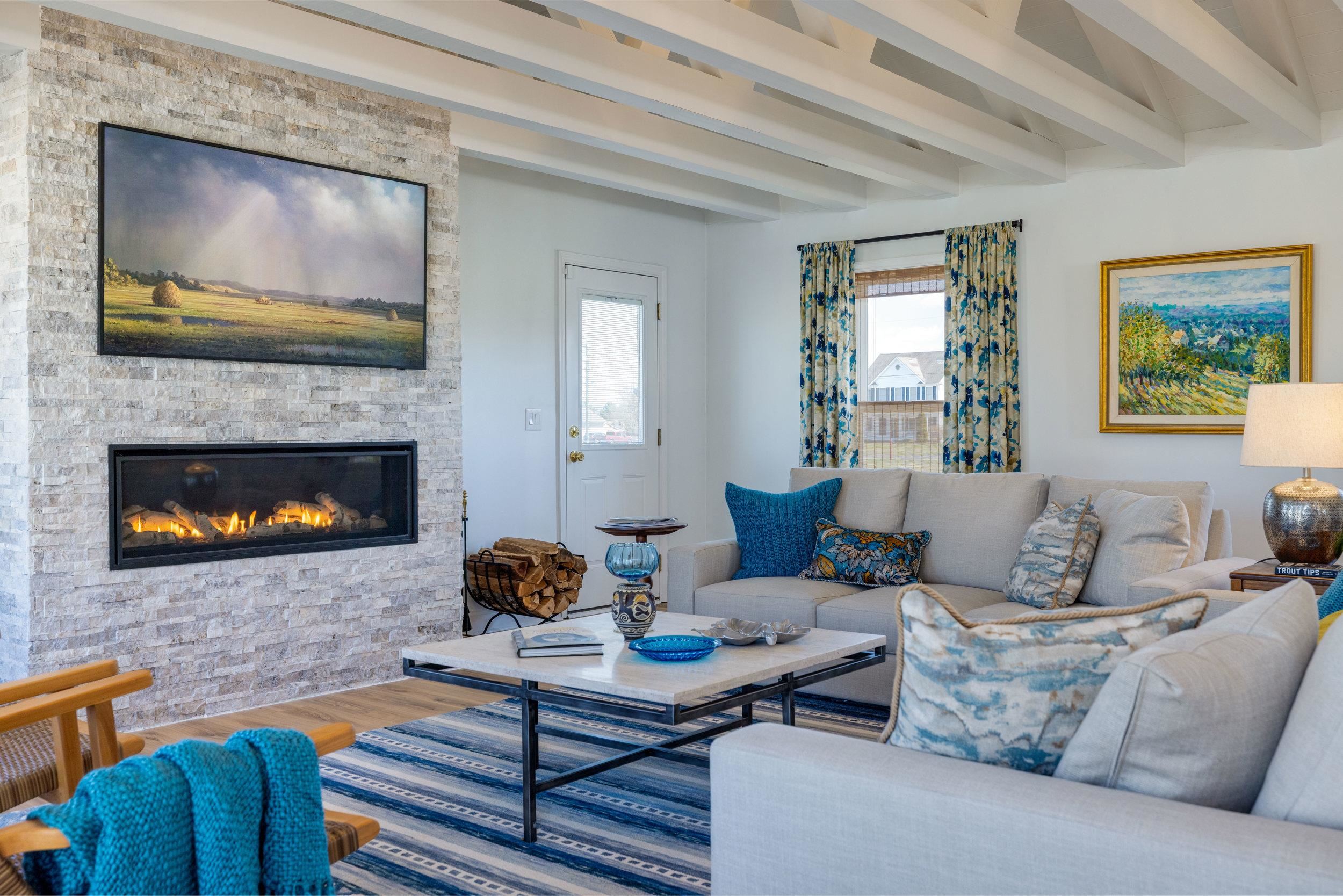 901 Riverside Avenue Grottoes, VA 24441 - Photo 21 of 75 a living room with furniture and a fireplace