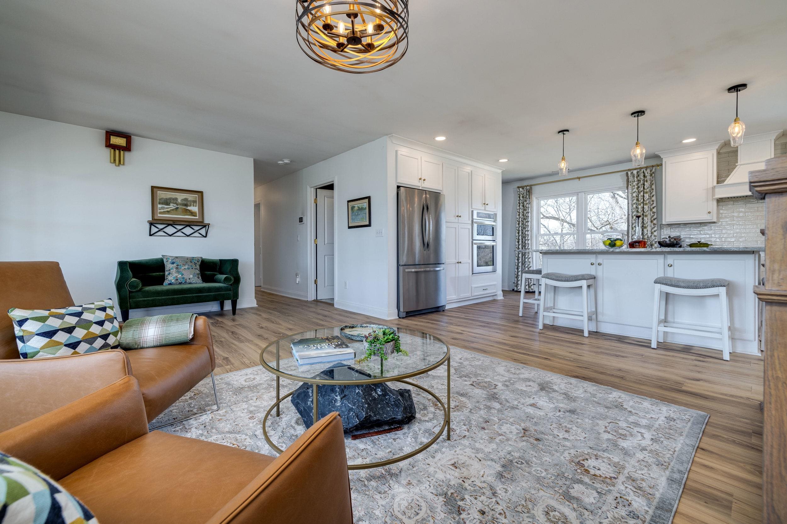 901 Riverside Avenue Grottoes, VA 24441 - Photo 36 of 75 a living room with furniture and a kitchen