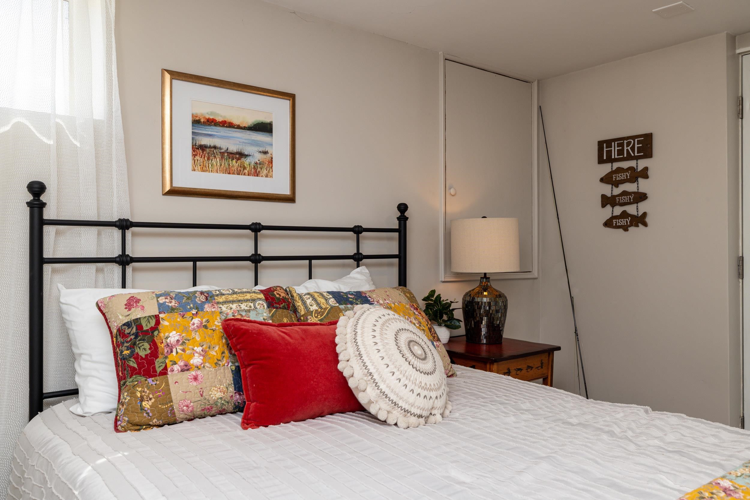 901 Riverside Avenue Grottoes, VA 24441 - Photo 65 of 75 a bedroom with a bed and cupboard