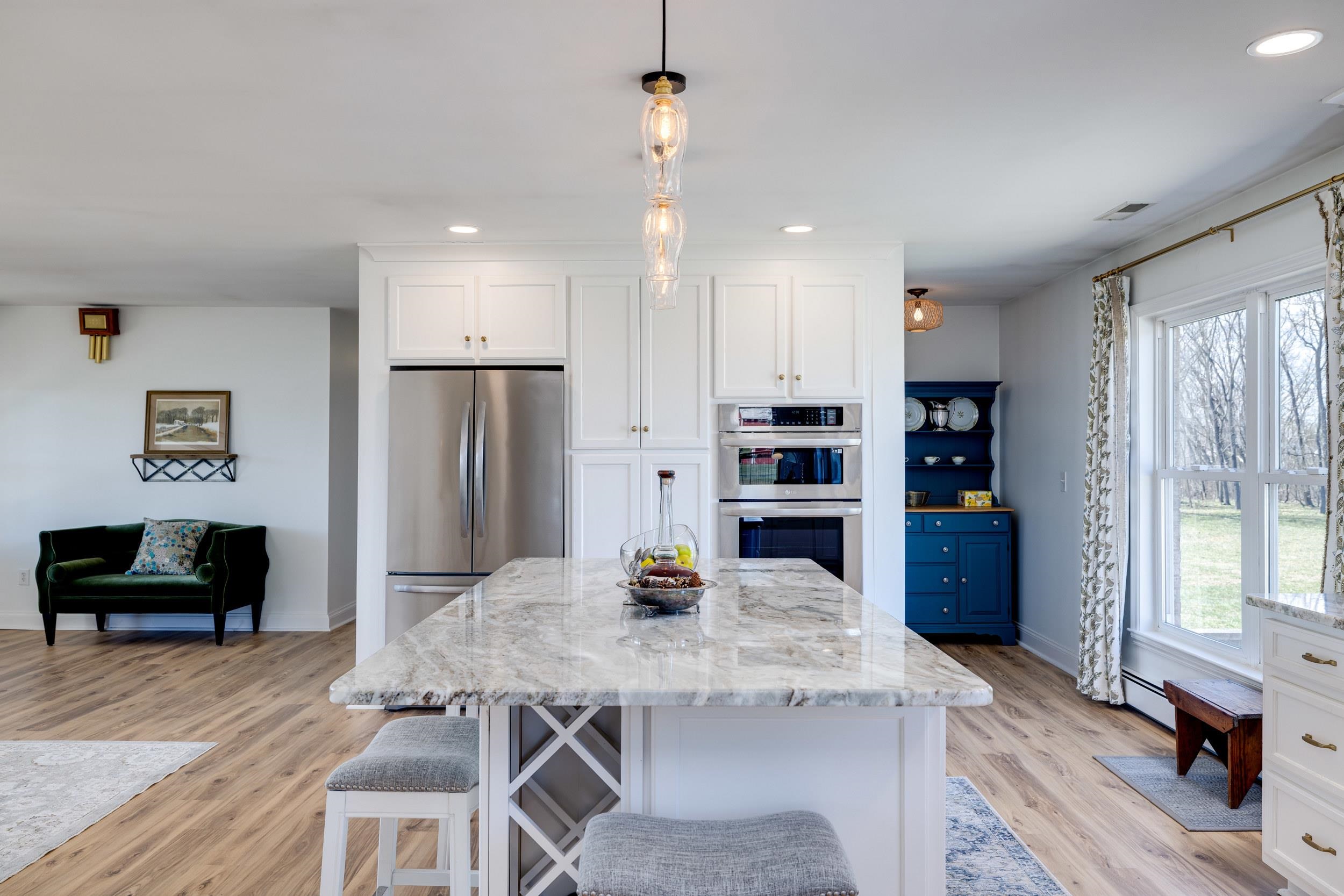 901 Riverside Avenue Grottoes, VA 24441 - Photo 8 of 75 a kitchen with stainless steel appliances granite countertop a refrigerator and a stove top oven