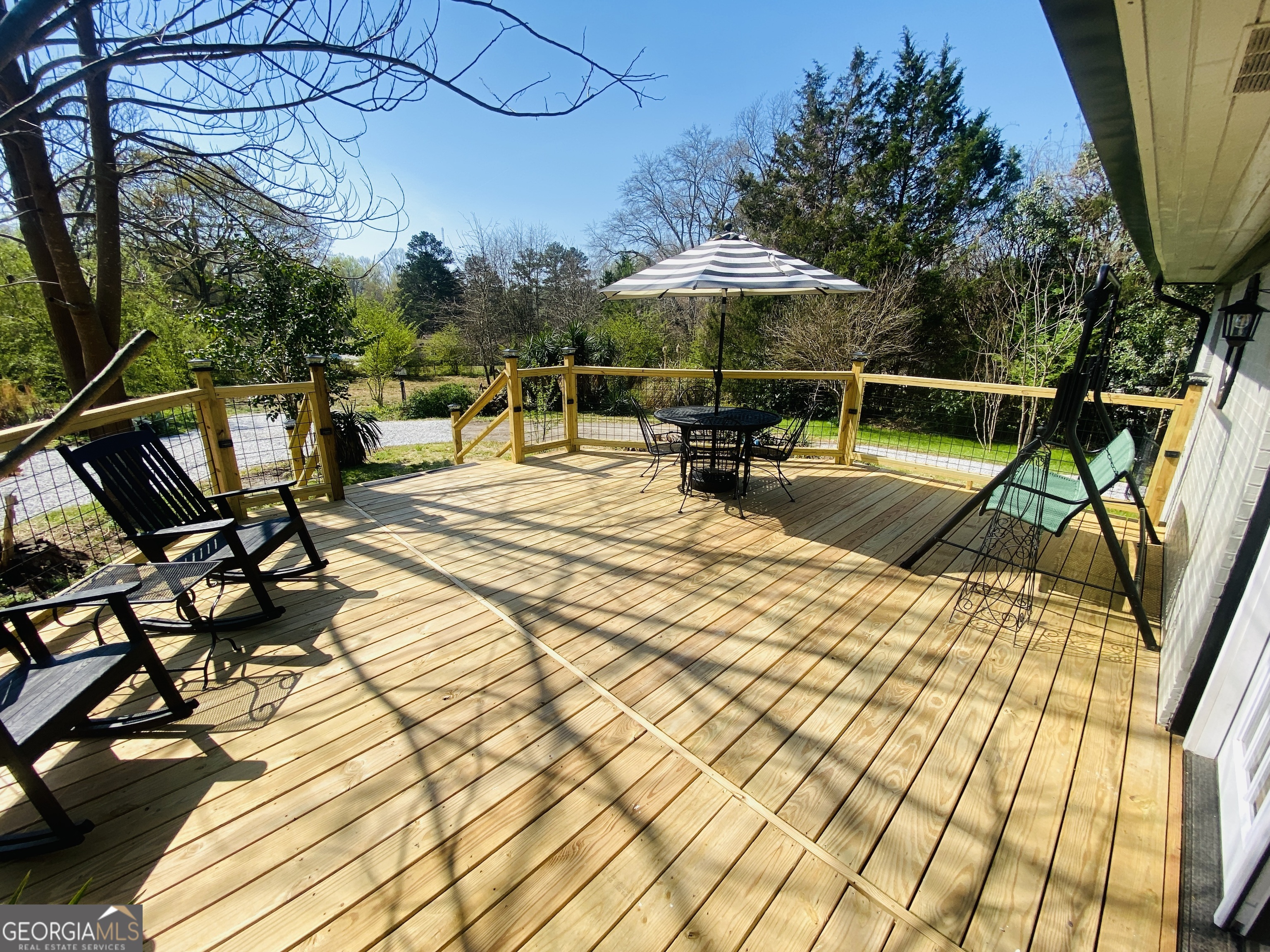 288 Davis Avenue Toccoa, GA 30577 - Photo 28 of 36 a view of backyard with swimming pool and patio
