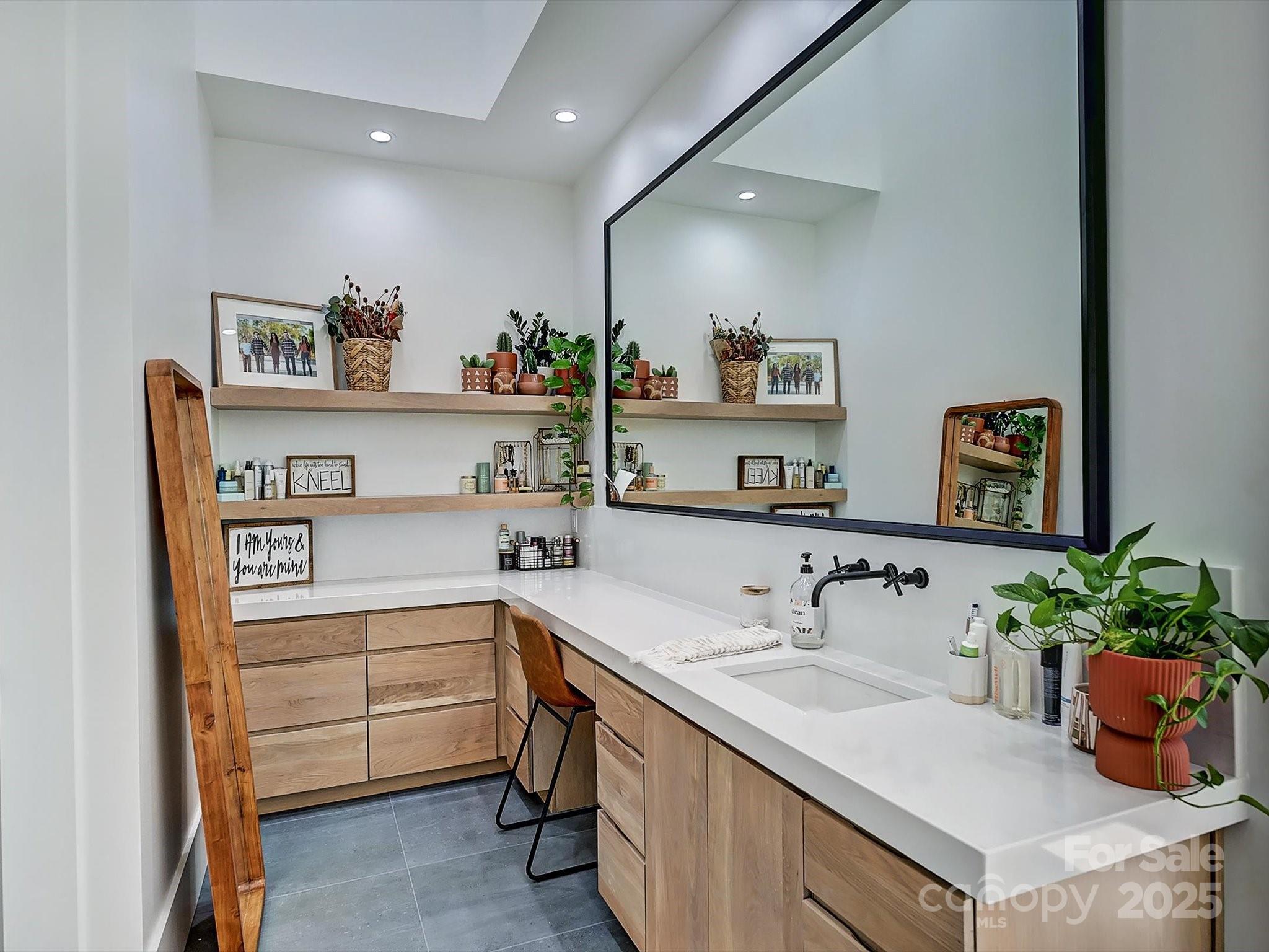 1525 Shinnville Road Cleveland, NC 27013 - Photo 31 of 48 a kitchen with a sink and cabinets