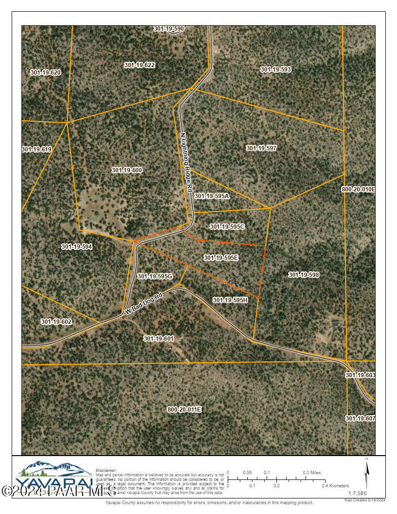 Lot 1404 North Lightning Rdg Road Seligman, AZ 86337 - Photo 8 of 8 1404C overhead