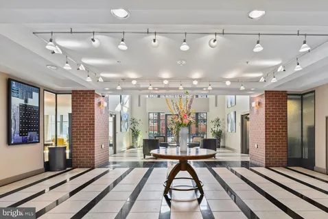 a front view of a building