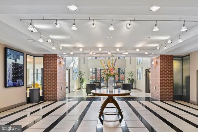 a front view of a building