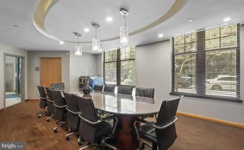 a view of a building and door