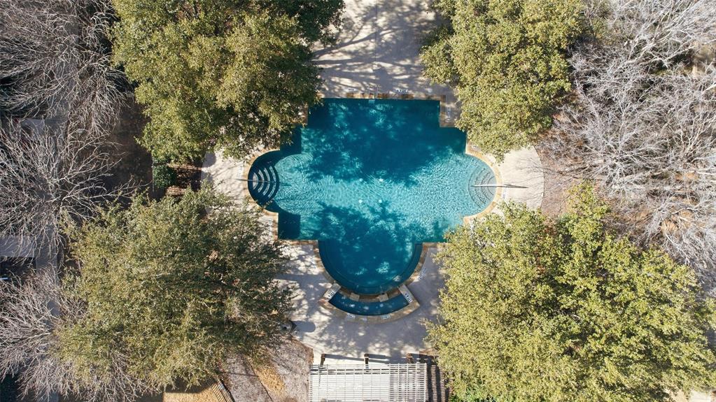 2522 Durango Ridge Drive Bedford, TX 76021 - Photo 31 of 35 Bird's eye view of a pool area
