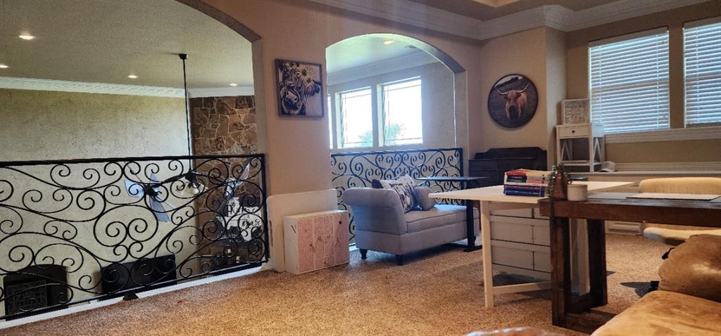 1397 Cr 338 Gainesville Tx 76240 Gainesville, TX 76240 - Photo 16 of 36 a living room with fireplace furniture and a window