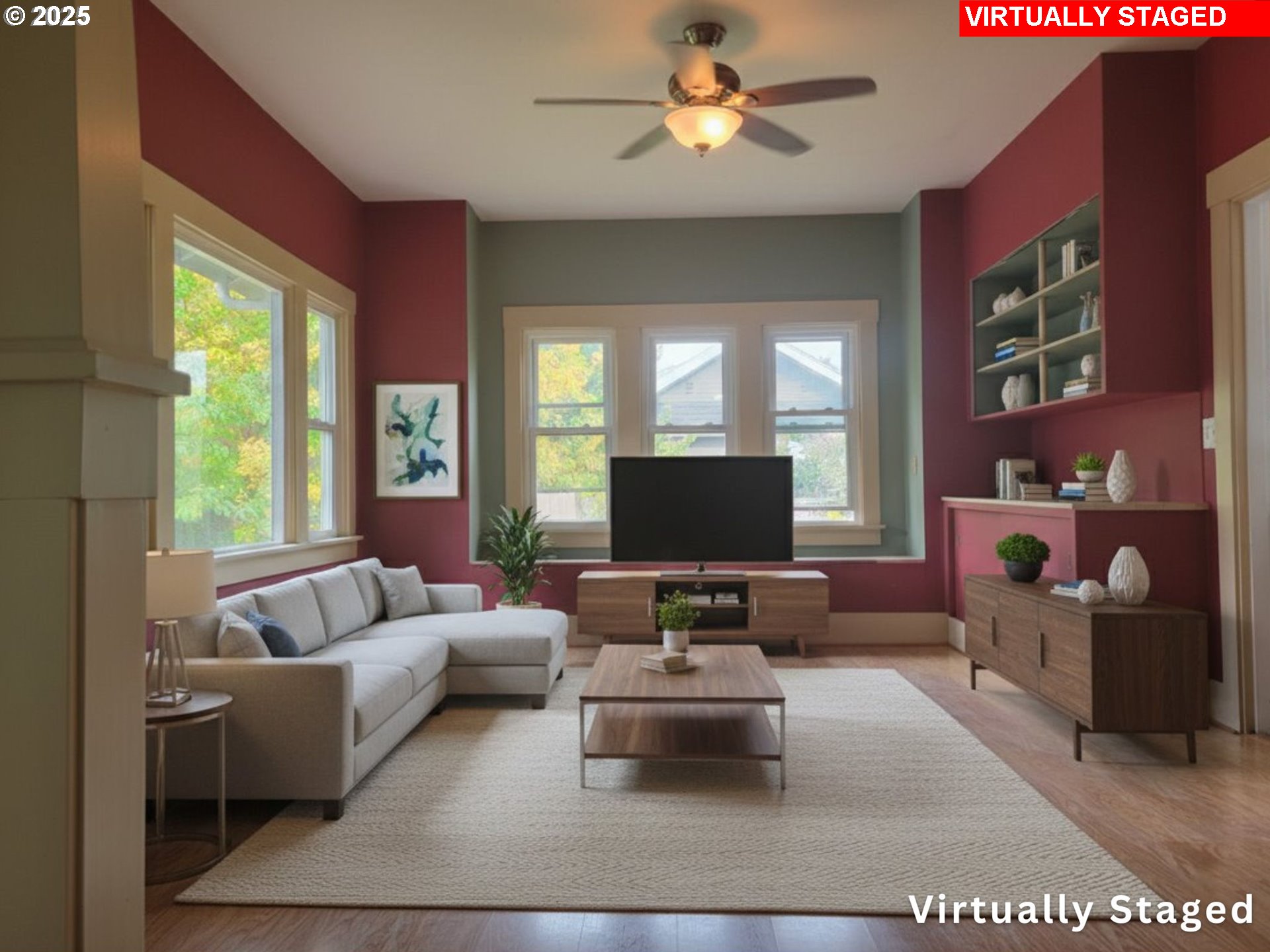 431 Southwest 3rd Avenue Canby, OR 97013 - Photo 14 of 14 a living room with furniture and a flat screen tv