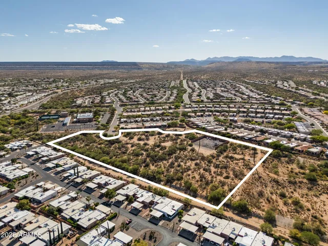 an aerial view of city