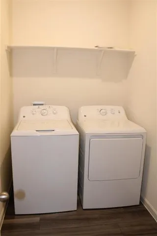 a view of a garage room