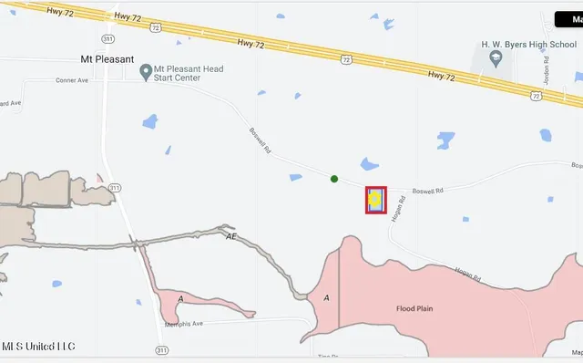 $49,600 | 0 Boswell Road, Holly Springs, MS 38635